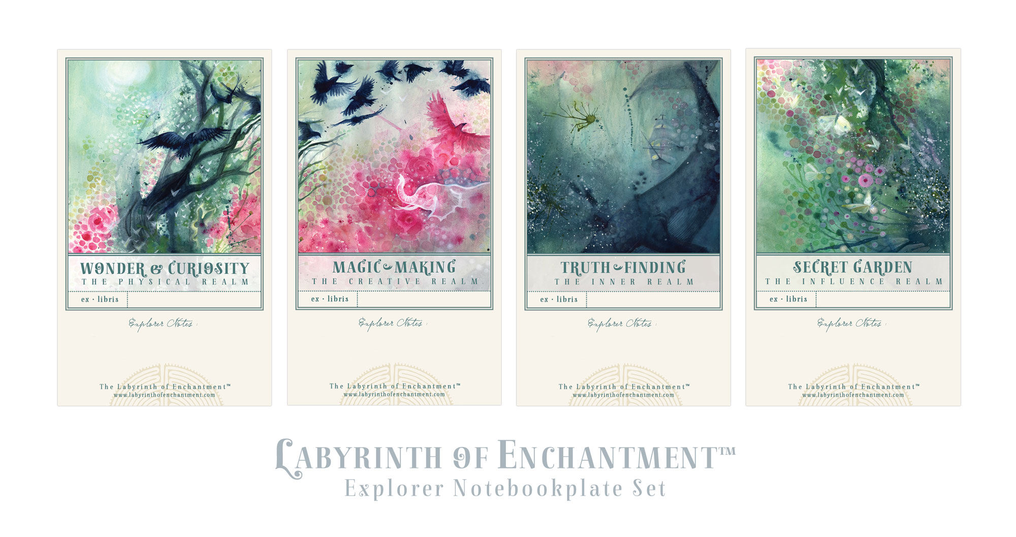 Labyrinth Explorer Bookplate Set