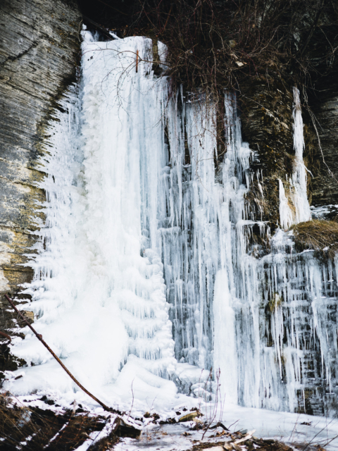 Iced Waterfall by Amy T. Won